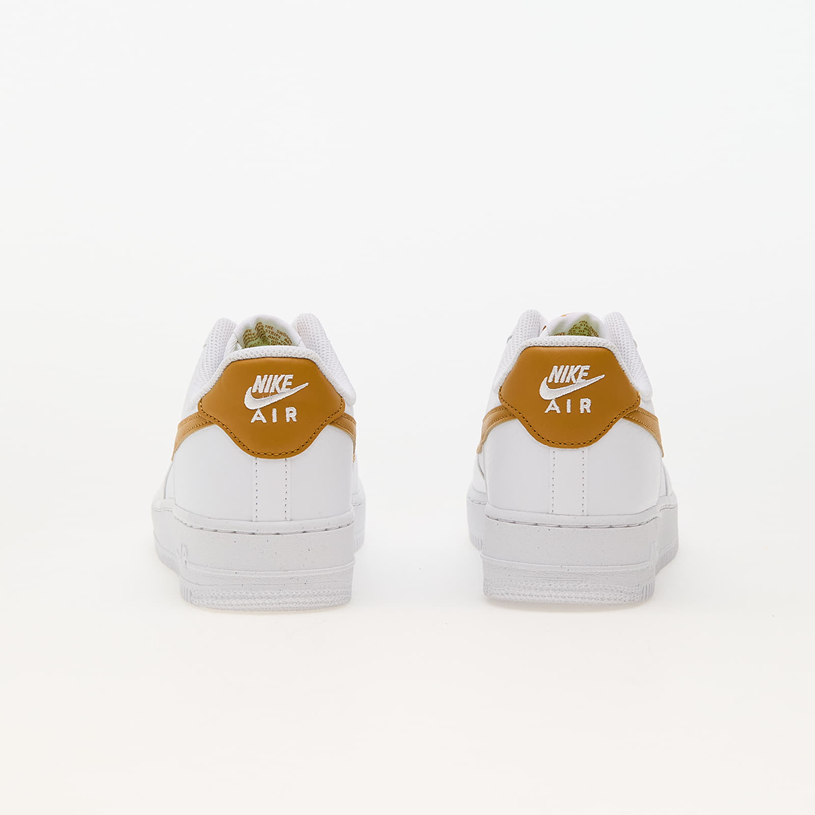 Dámske topánky a tenisky Nike W Air Force 1 '07 Next Nature White/ Gold Suede-White