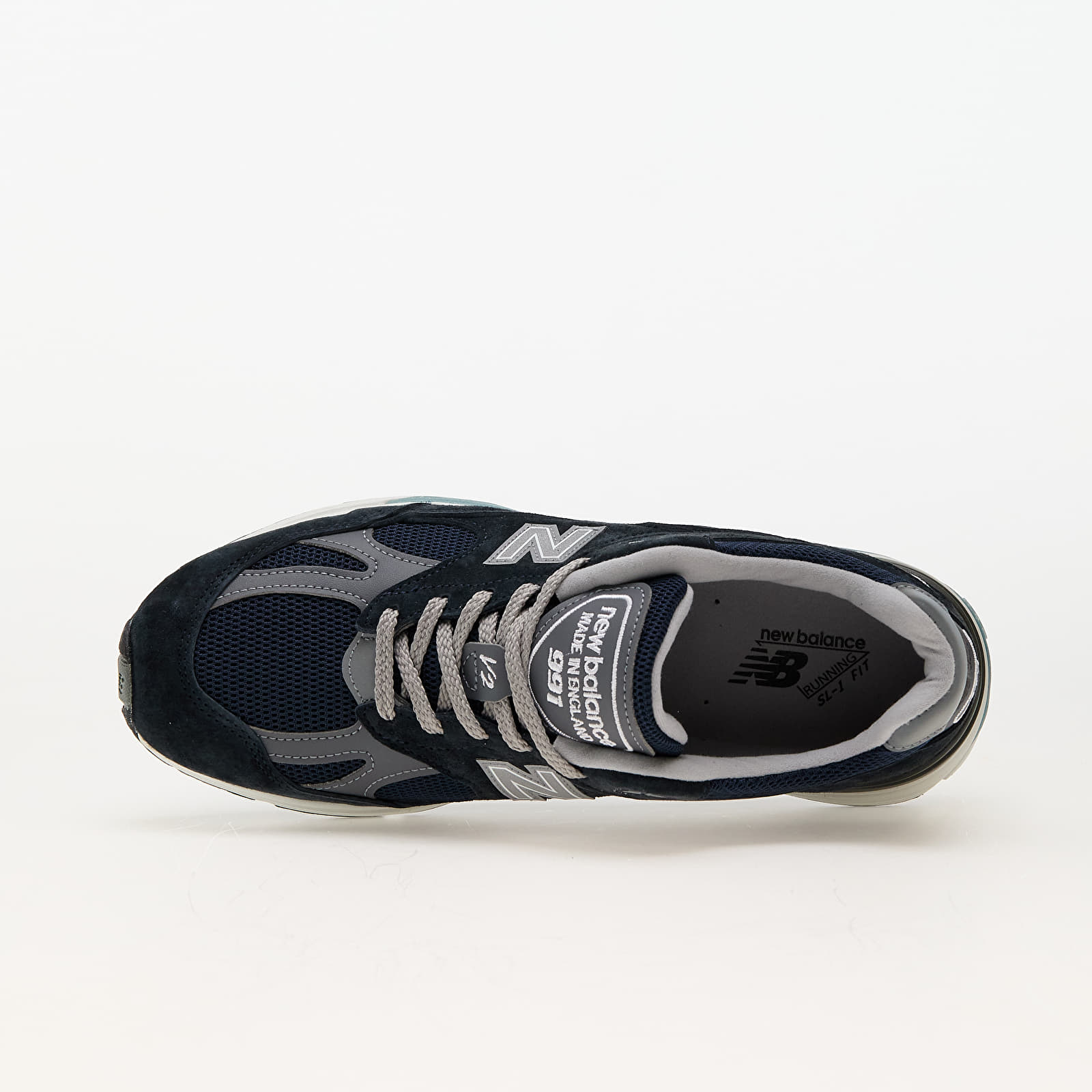 Vīriešu čības un apavi New Balance 991 Made in UK Dark Navy/ Smoked Pearl/ Silver