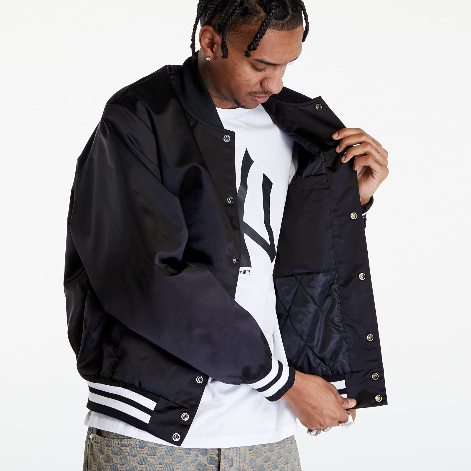 Bomber-takit Carhartt WIP Class of 89 Bomber Jacket UNISEX Black/ White