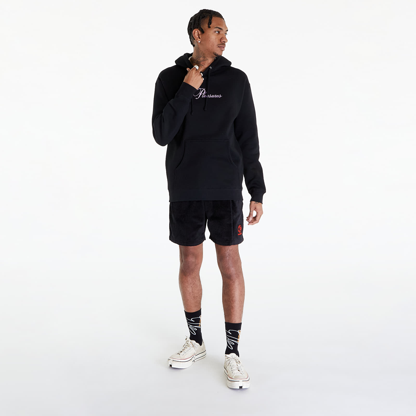 Sweatshirts PLEASURES Stack Hoodie Black