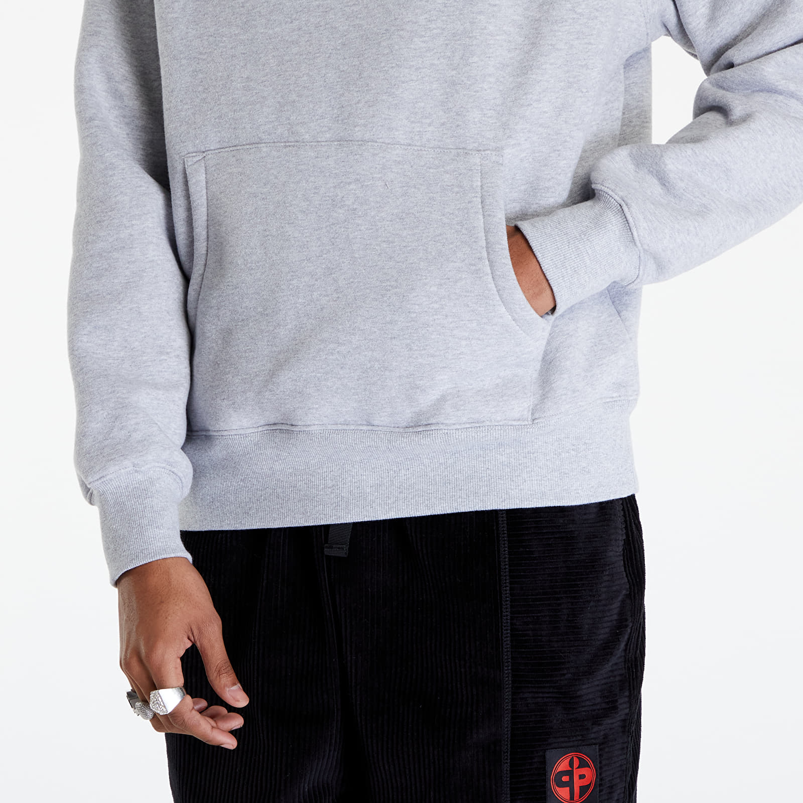 Sudaderas PLEASURES Cafe Hoodie Heather Grey