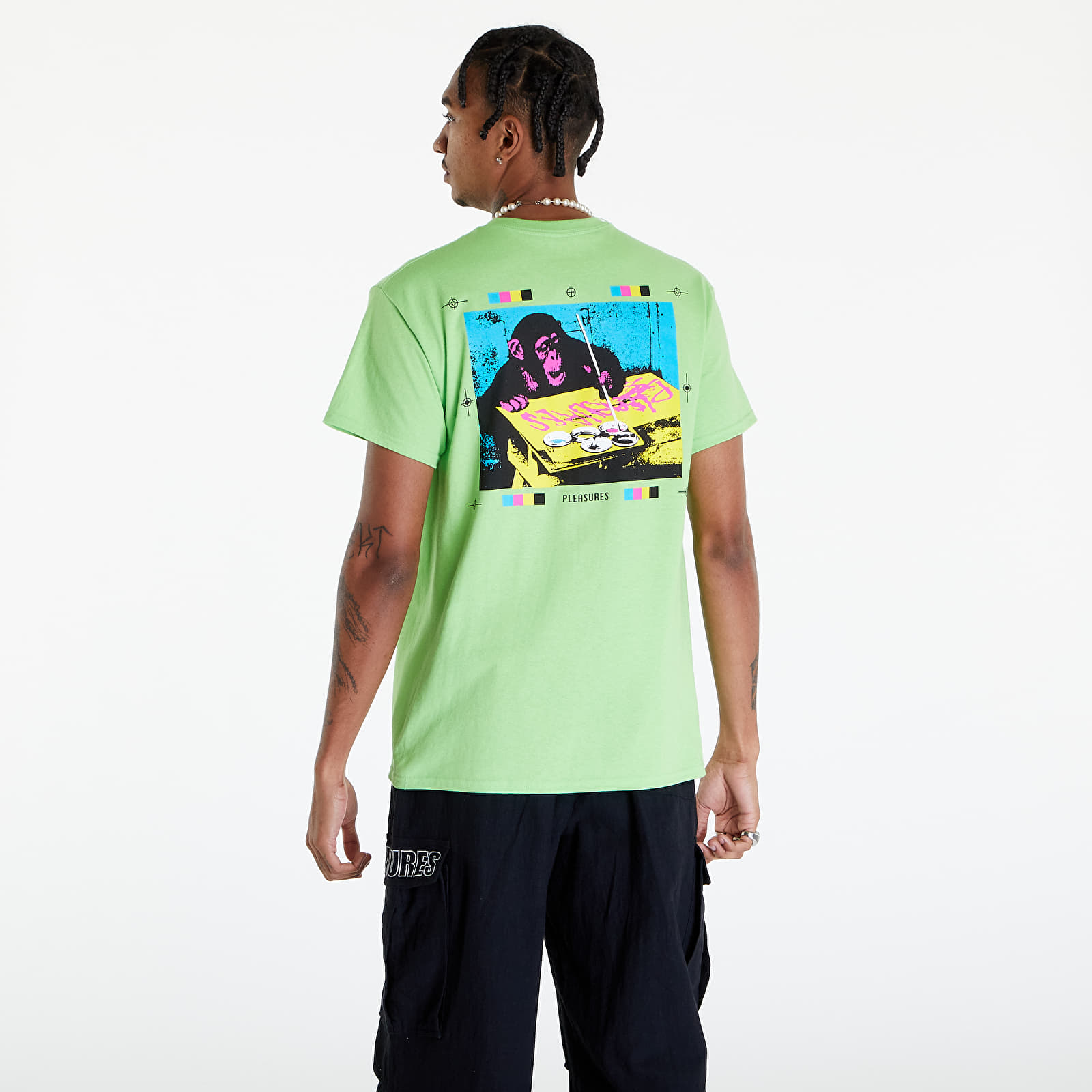 T-shirts PLEASURES Cmyk T-Shirt Lime
