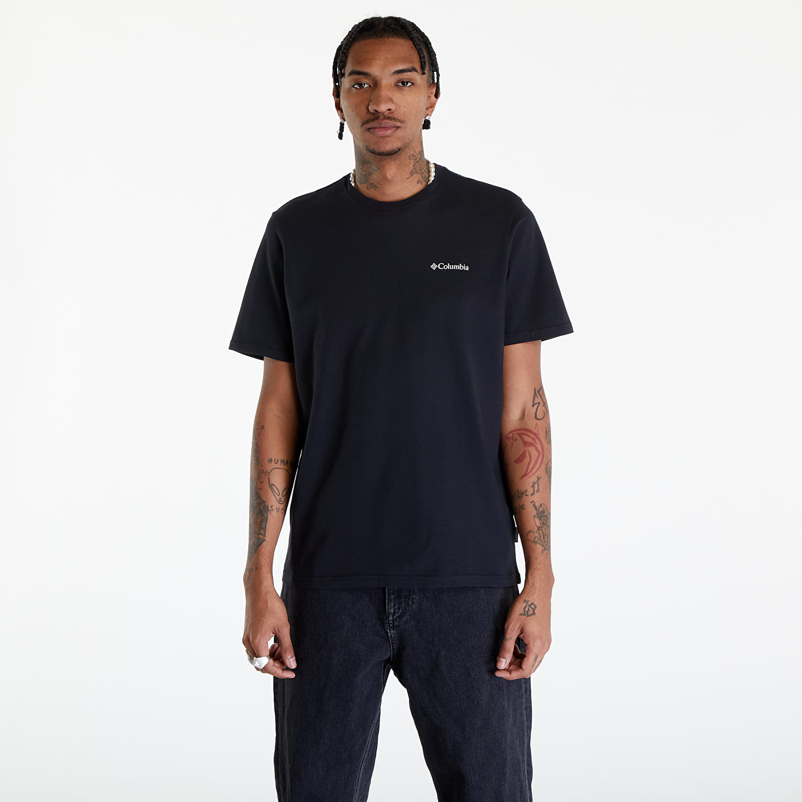 Tricouri  Columbia Explorers Canyon™ Back Short Sleeve Tee Black/ Epicamp
