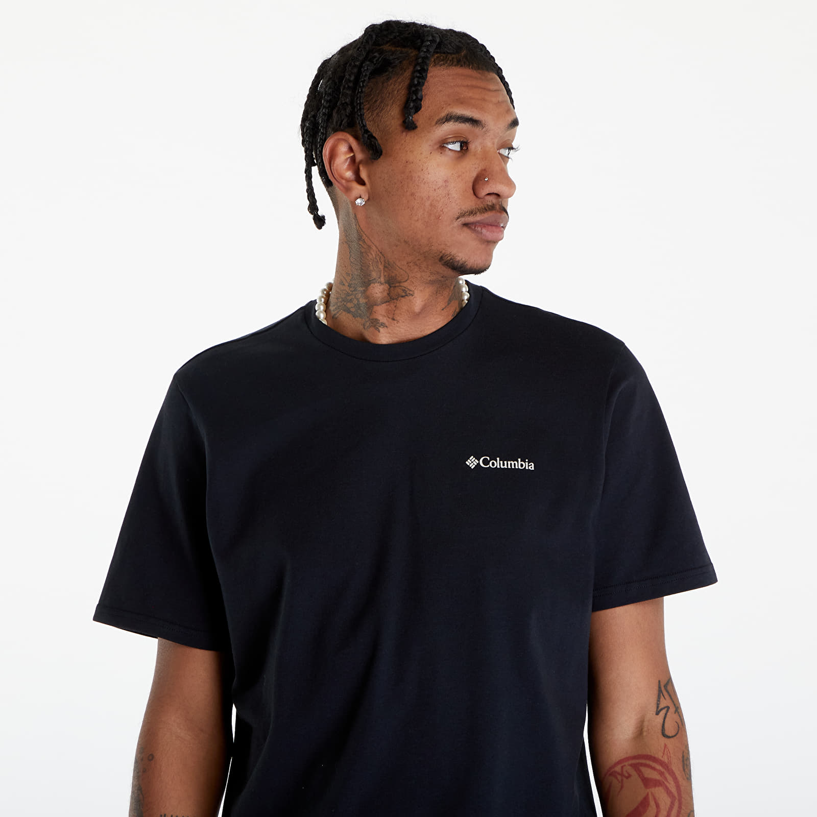 Tricouri  Columbia Explorers Canyon™ Back Short Sleeve Tee Black/ Epicamp