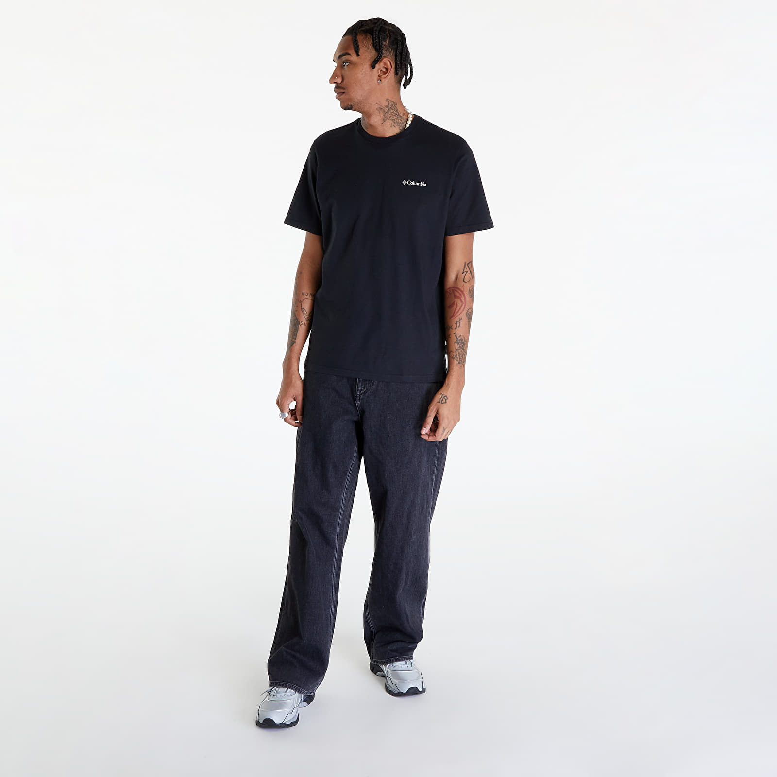 Tricouri  Columbia Explorers Canyon™ Back Short Sleeve Tee Black/ Epicamp