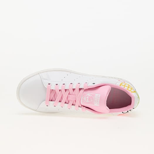 White and pink stan smith on sale