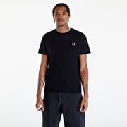 FRED PERRY Crew Neck T-Shirt Black