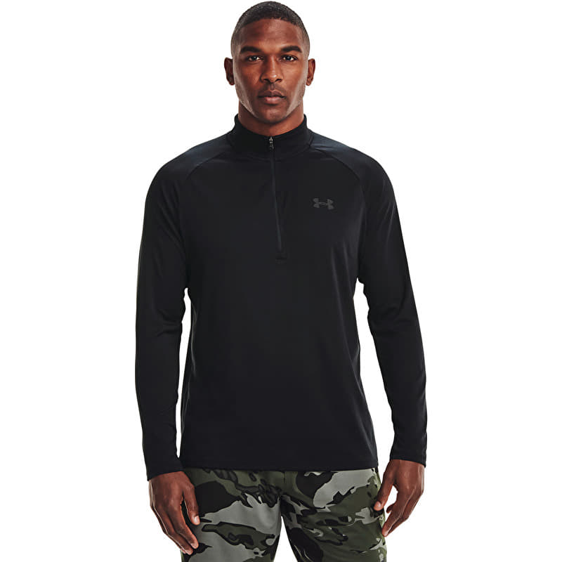 Tričko Under Armour Tech 2.0 1/2 Zip Black