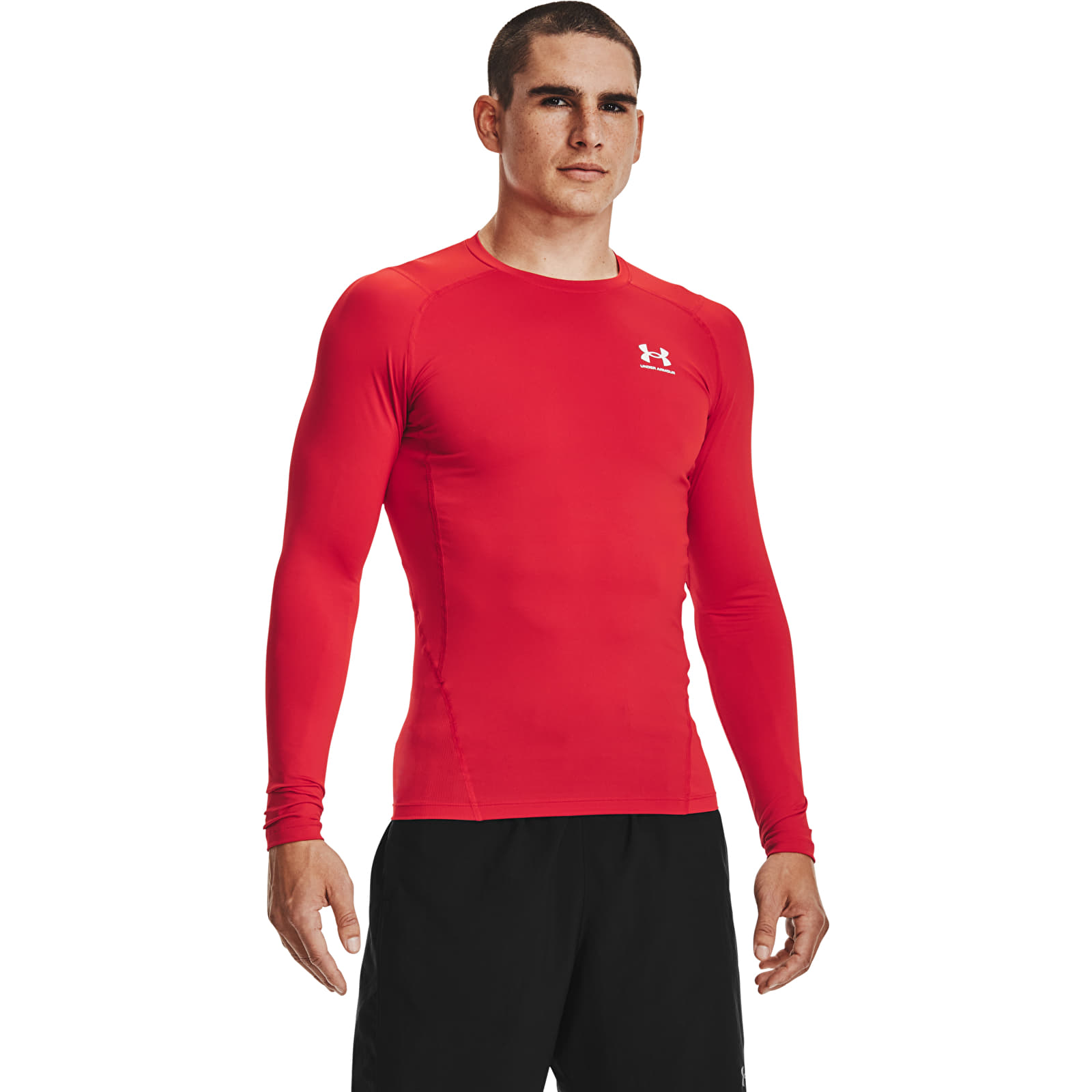 Pólók Under Armour Hg Armour Comp Ls Red