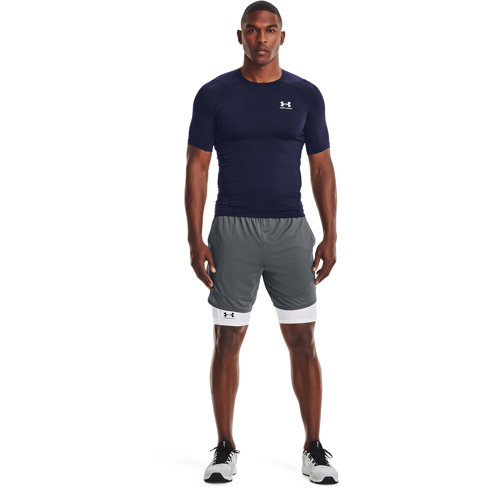 Camisetas Under Armour Hg Armour Comp Ss Midnight Navy