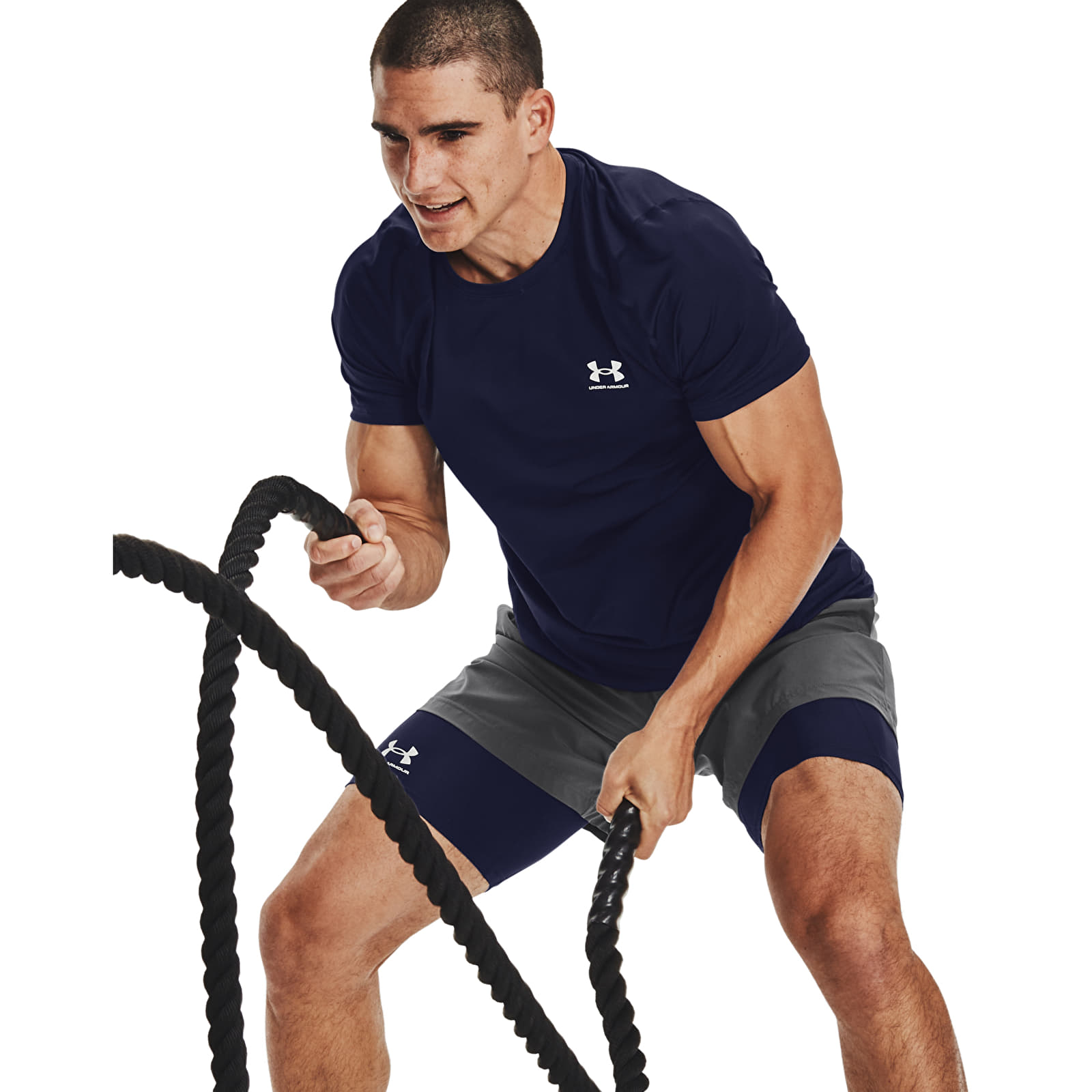 T-shirts Under Armour Hg Armour Fitted Ss Midnight Navy