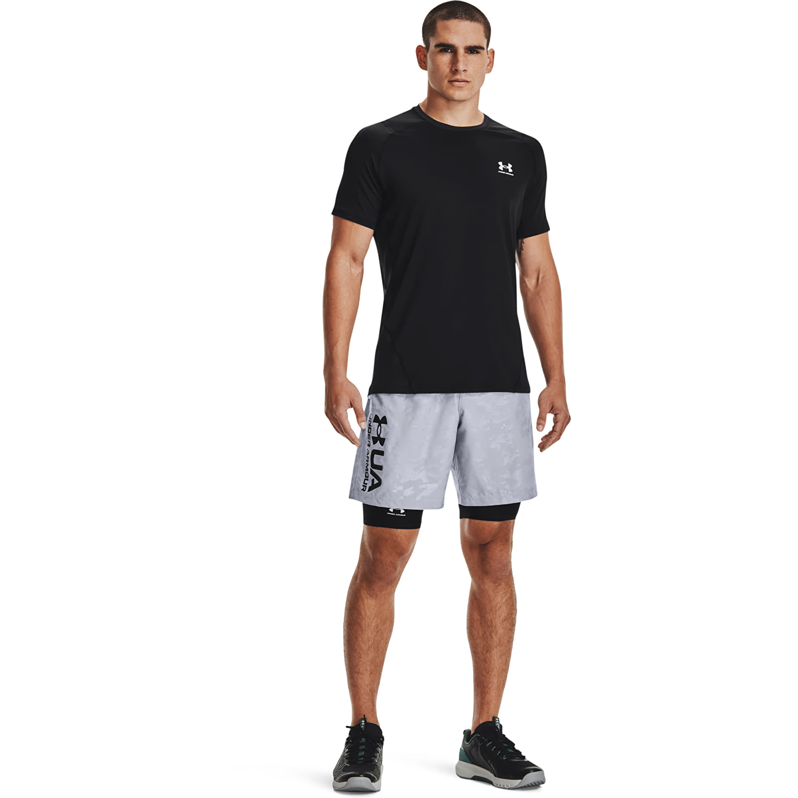T-shirts Under Armour Hg Armour Fitted Ss Black
