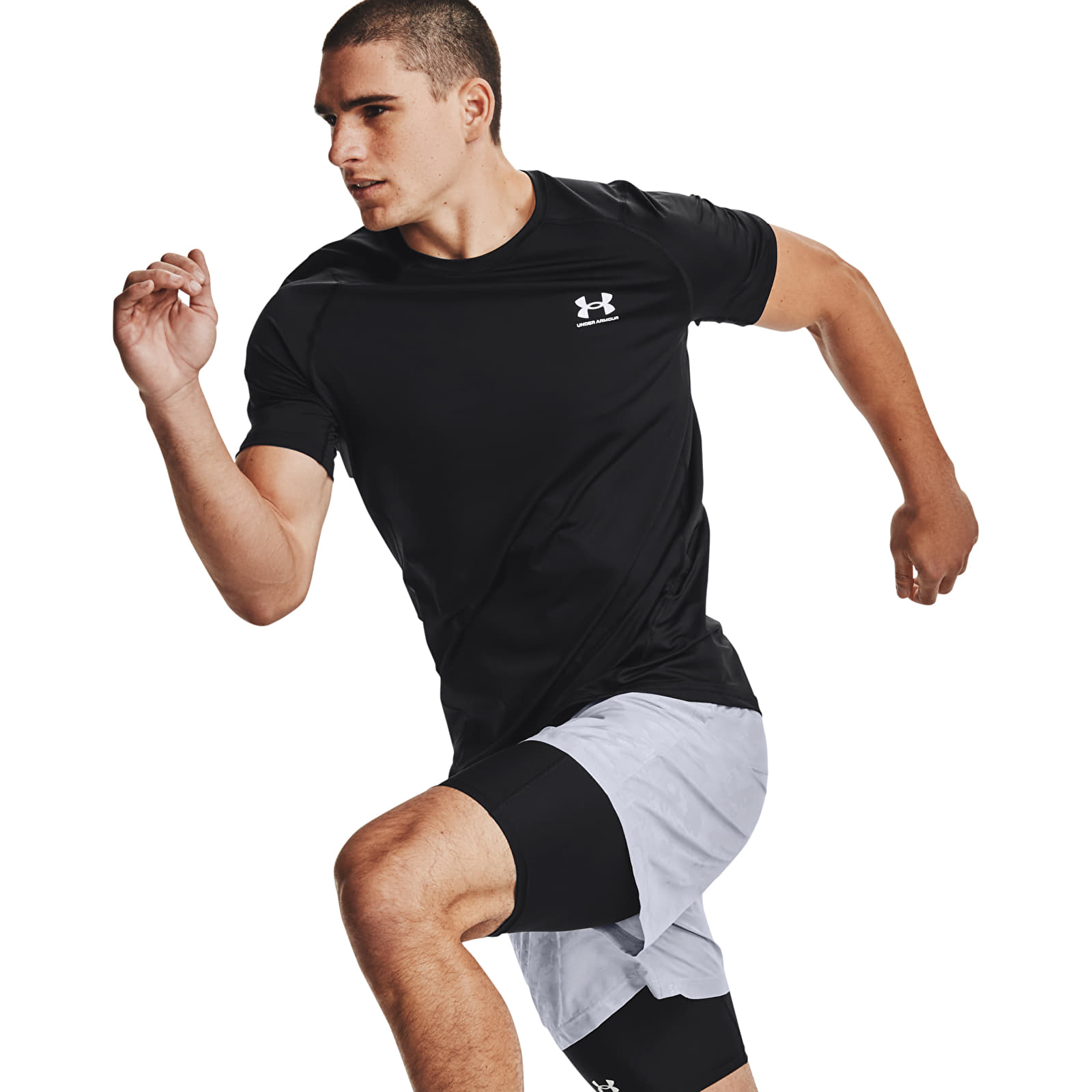 T-shirts Under Armour Hg Armour Fitted Ss Black