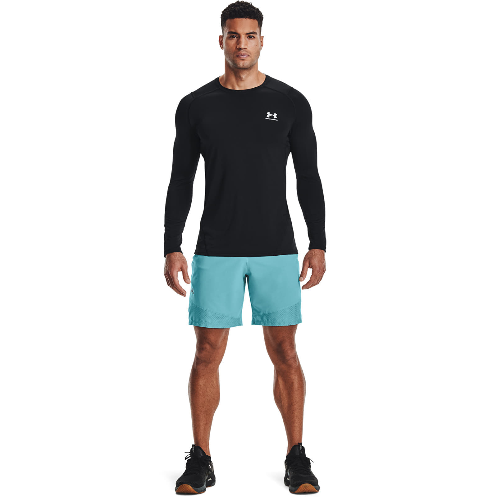 T-shirt Under Armour Hg Armour Fitted Ls Black XXL