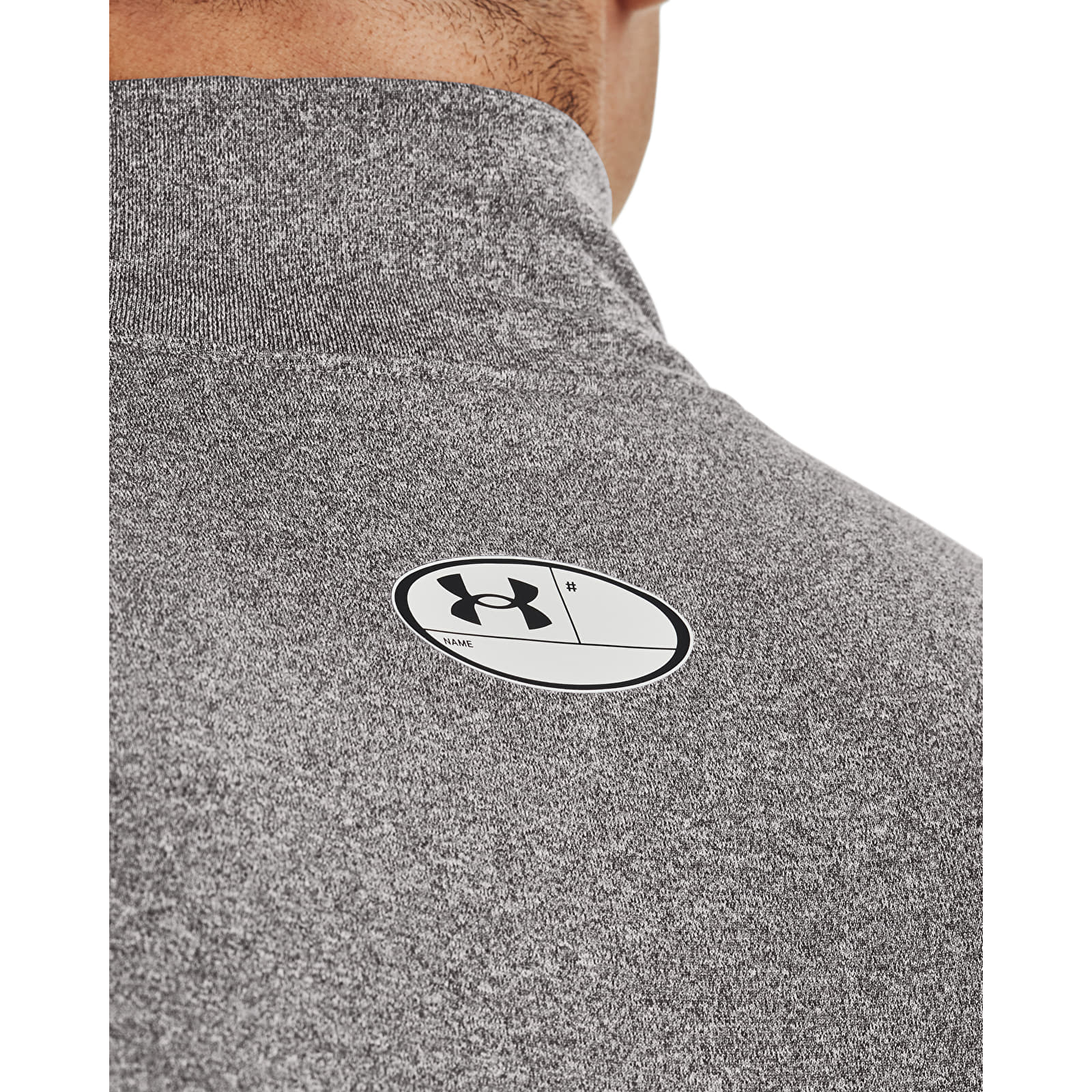 T-särgid Under Armour Cg Armour Comp Mock Charcoal Light Heather