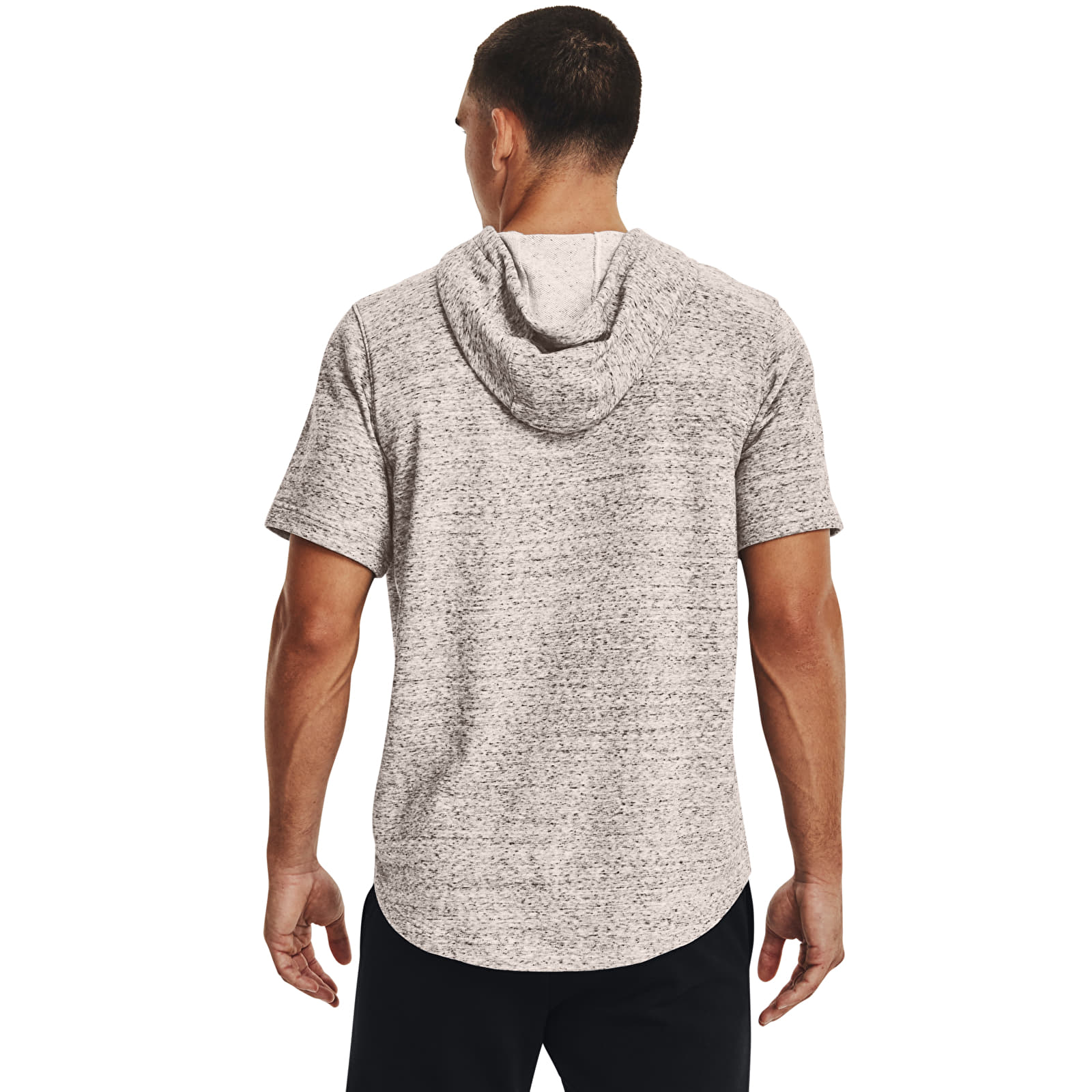 Camisetas Under Armour Rival Terry Lc Ss Hd Onyx White