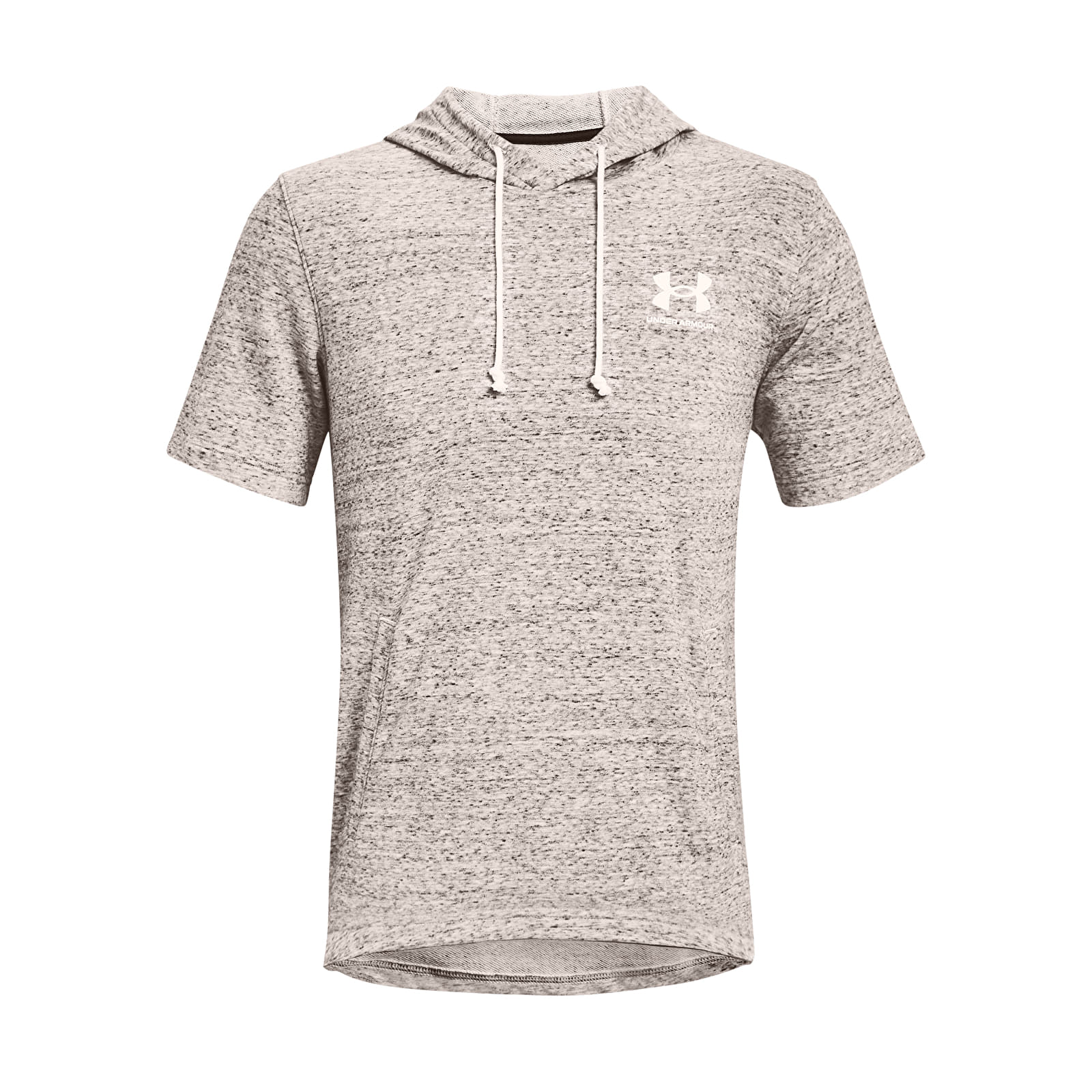 Camisetas Under Armour Rival Terry Lc Ss Hd Onyx White