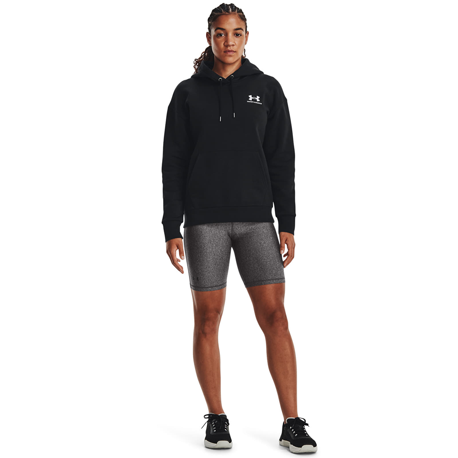 Under Armour Essential Fleece Hoodie Black