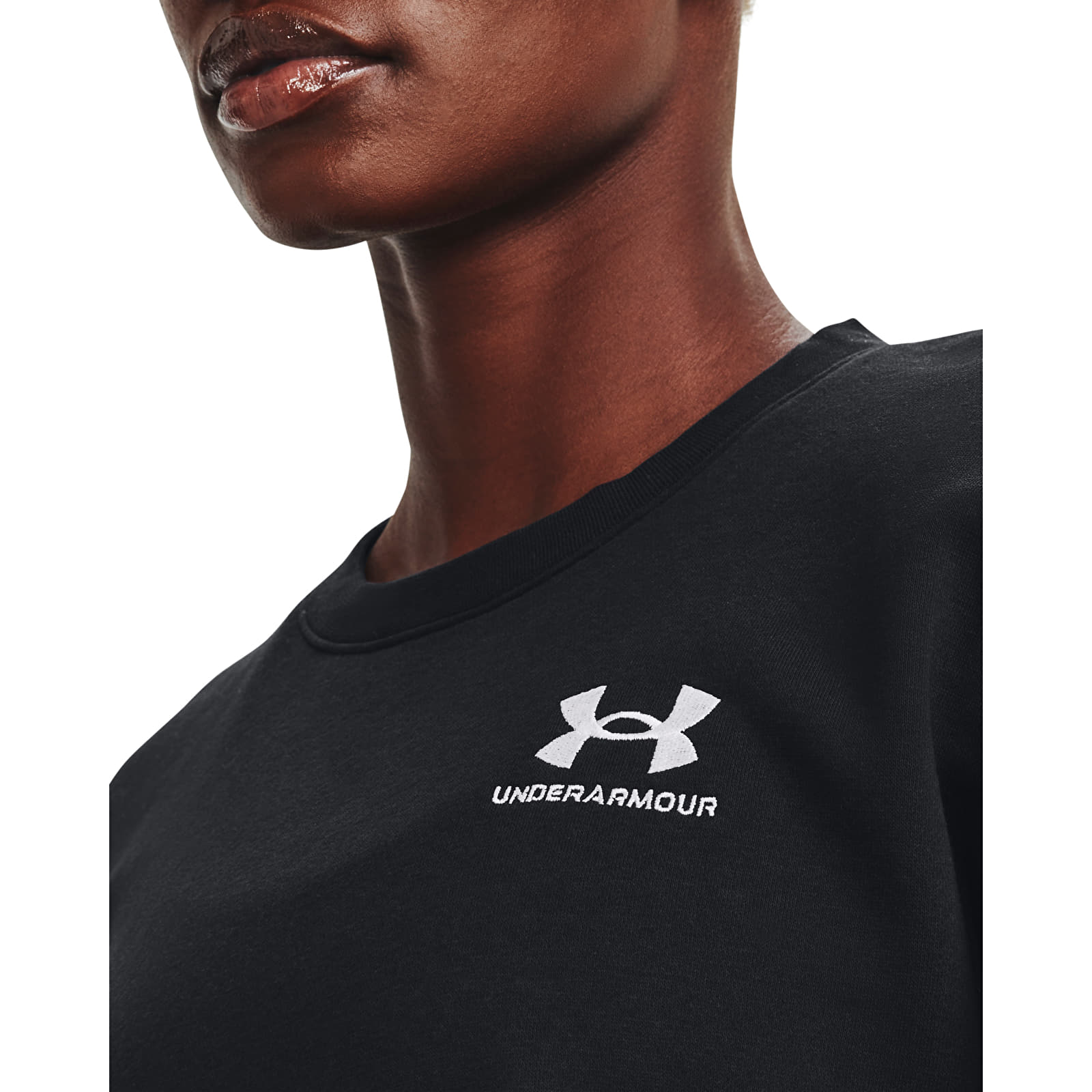 Hoodies and sweatshirts  Under Armour Essential Fleece Crew Black