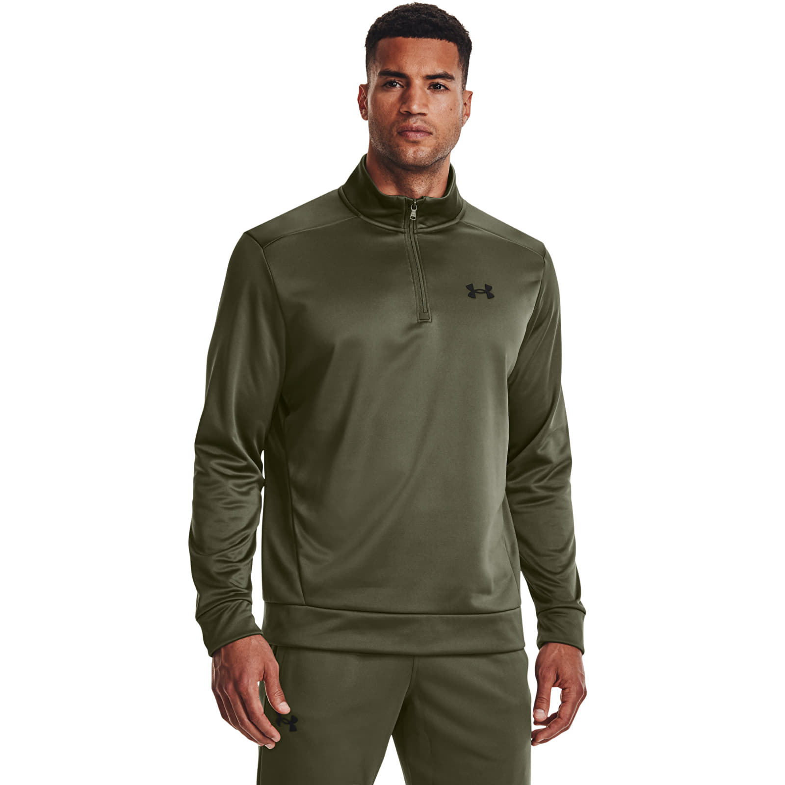 Hoodies and sweatshirts Under Armour Armour Fleece 1 4 Zip Marine Od Green Queens