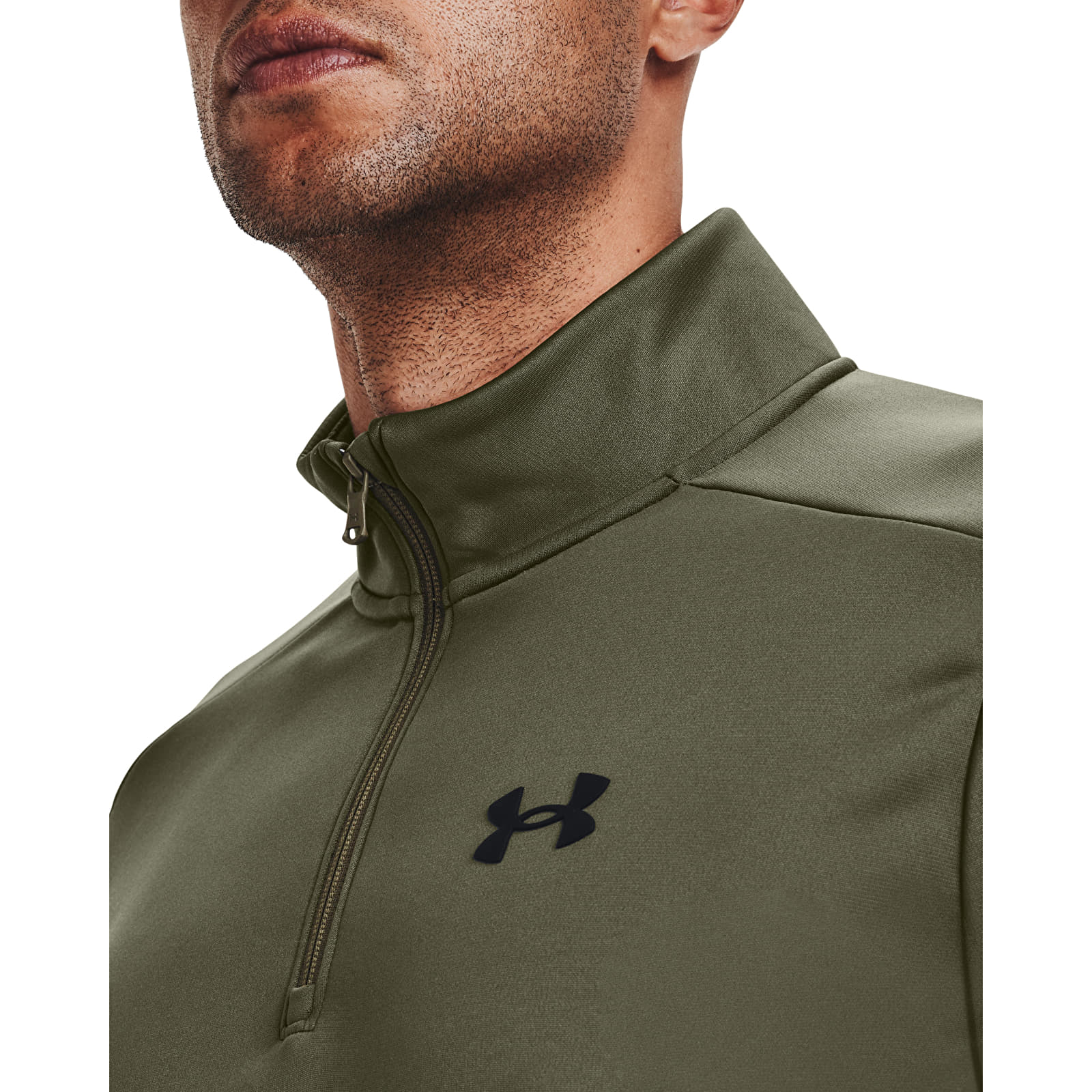 Hoodies and sweatshirts Under Armour Armour Fleece 1 4 Zip Marine Od Green Queens