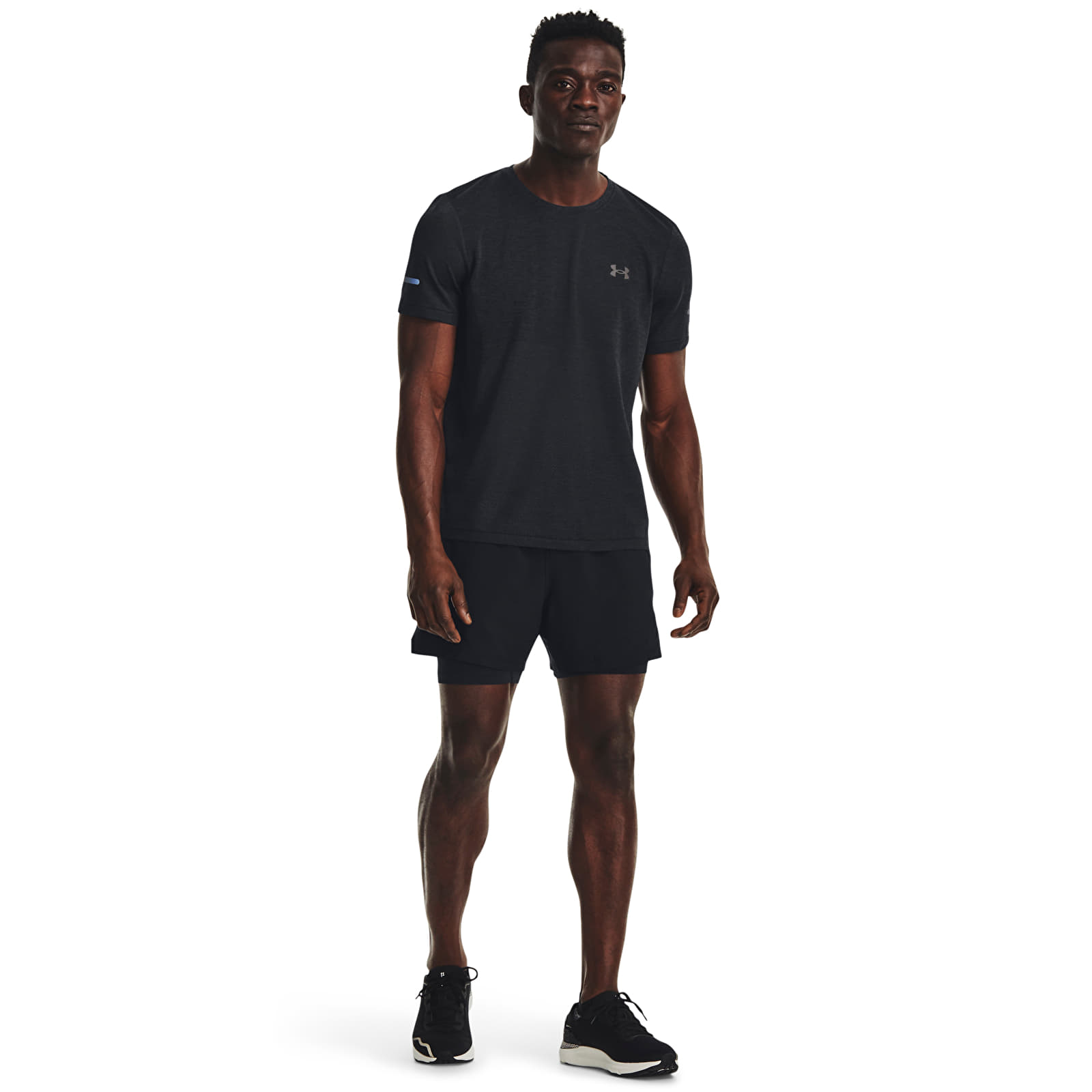majice kratkih rukava Under Armour Seamless Stride Ss Black