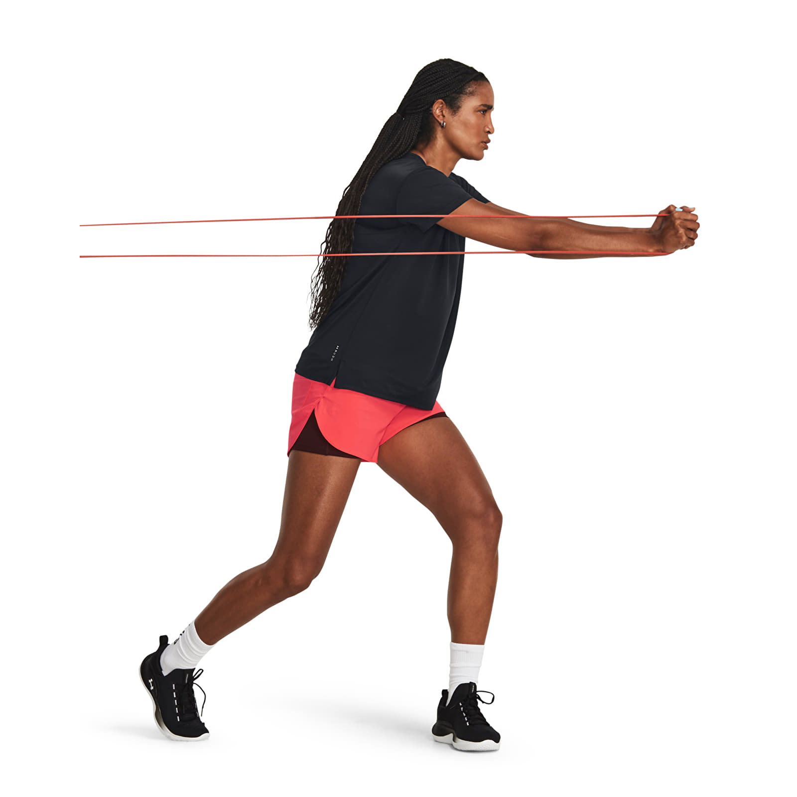 T-Shirts Under Armour Rush Energy Ss 2.0 Black