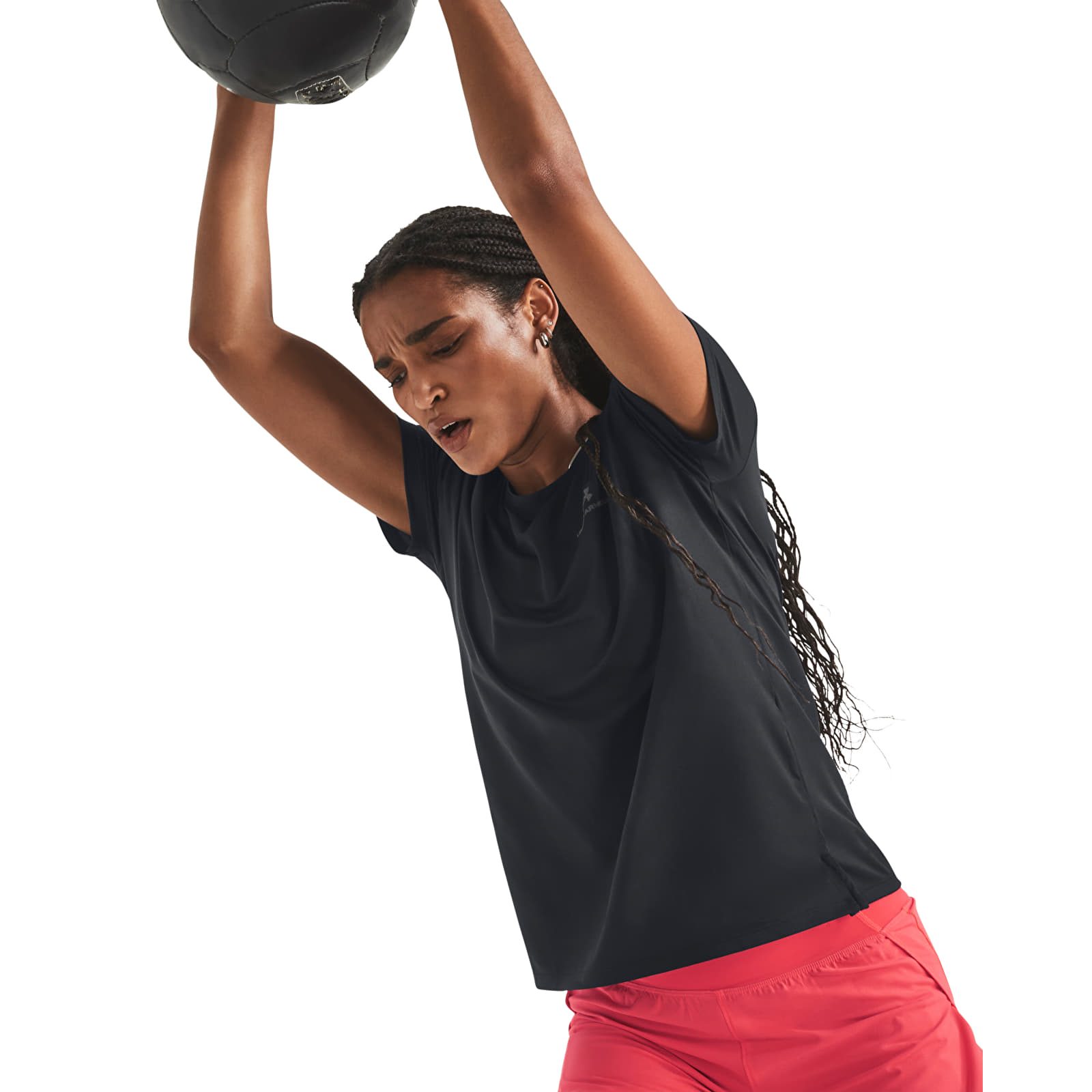 T-Shirts Under Armour Rush Energy Ss 2.0 Black