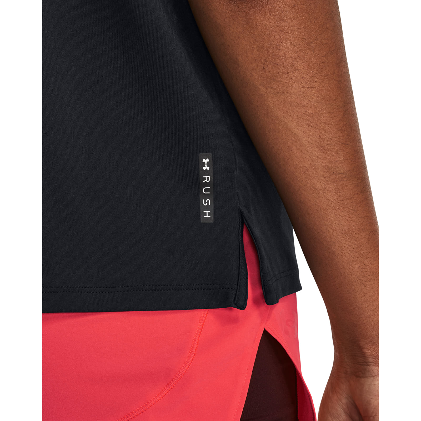 T-Shirts Under Armour Rush Energy Ss 2.0 Black