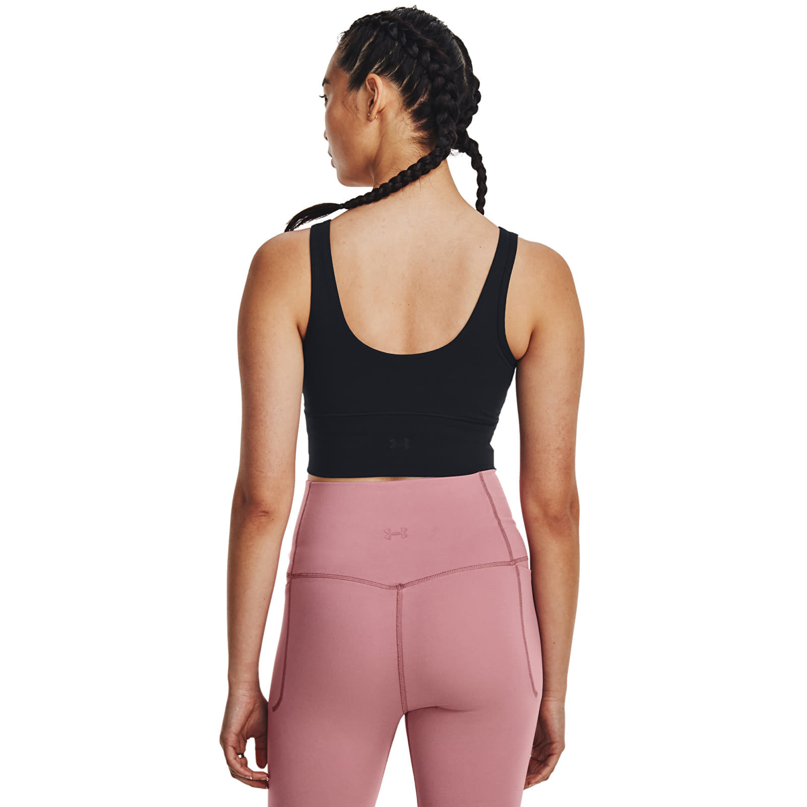 Under Armour Meridian Fitted Crop Tank Black - 1 | YEO