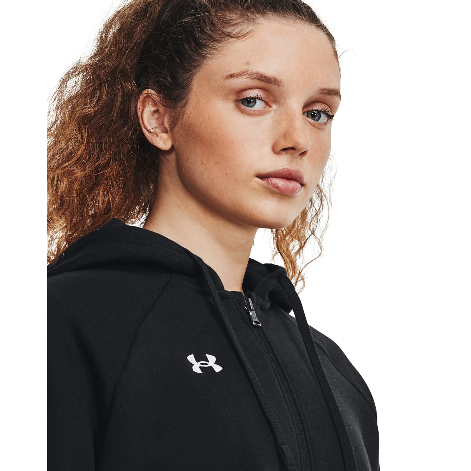 Sudaderas Under Armour Rival Fleece Fz Hoodie Black