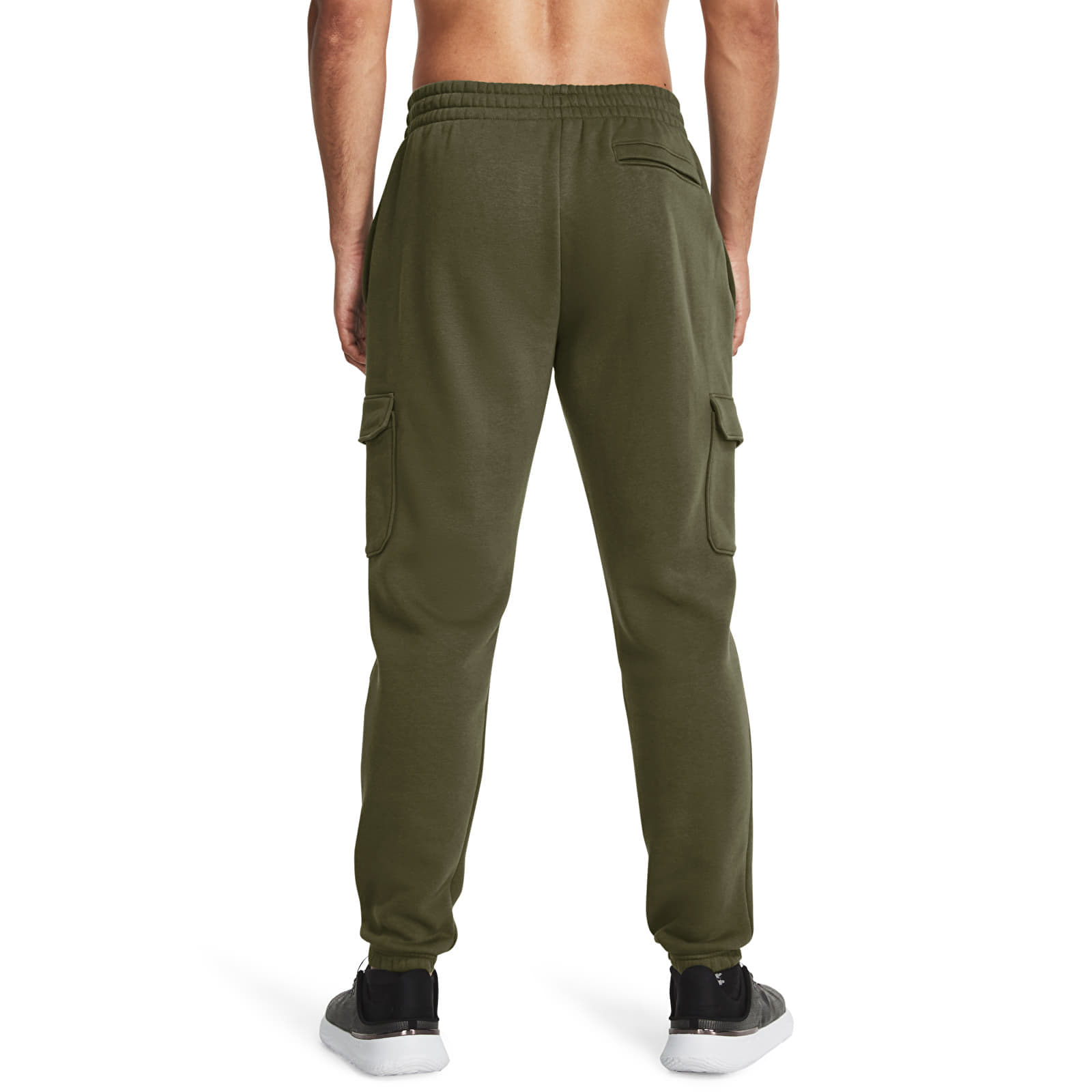 Pantaloni da ginnastica Under Armour Essential Flc Cargo Pant Marine Od Green M