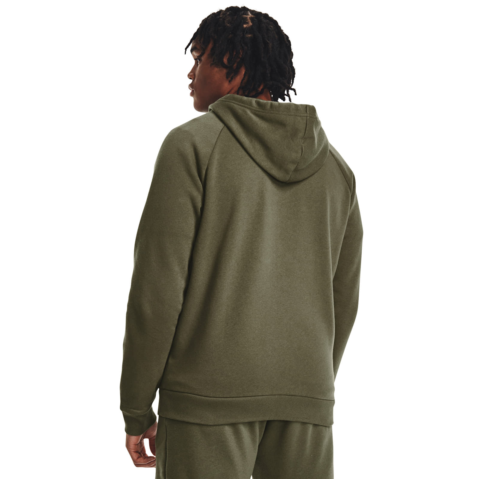 Hanorac Under Armour Rival Fleece Fz Hoodie Marine Od Green - 1 | YEO