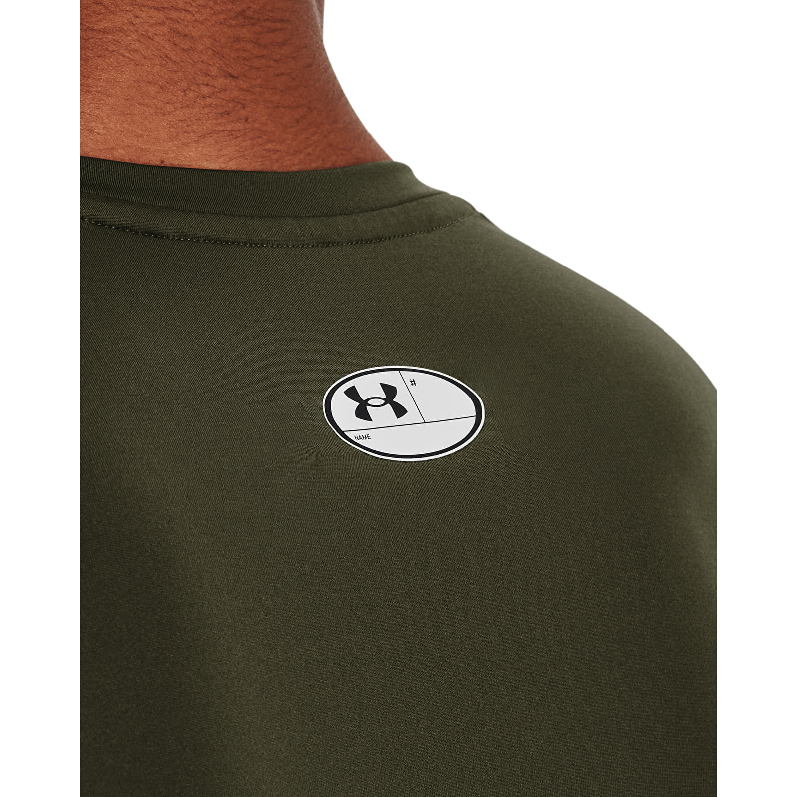 Koszulki Under Armour Hg Armour Comp Ss Marine Od Green