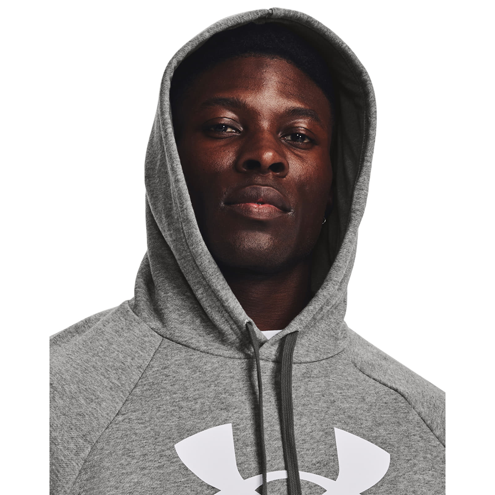 Kapuutsikud ja kampsunid Under Armour Rival Fleece Logo Hd Castlerock Light Heather