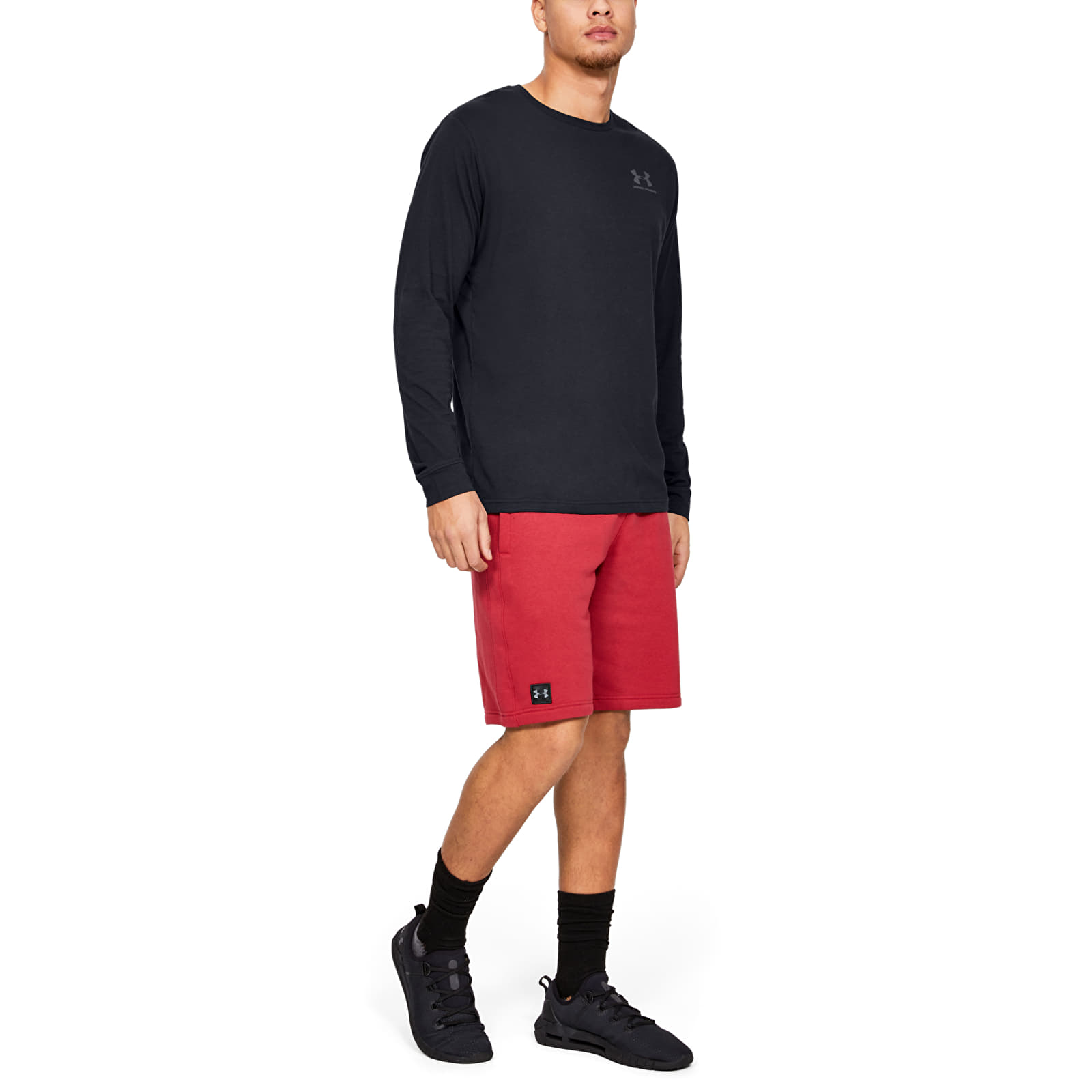 Camisetas Under Armour Sportstyle Left Chest Ls Black