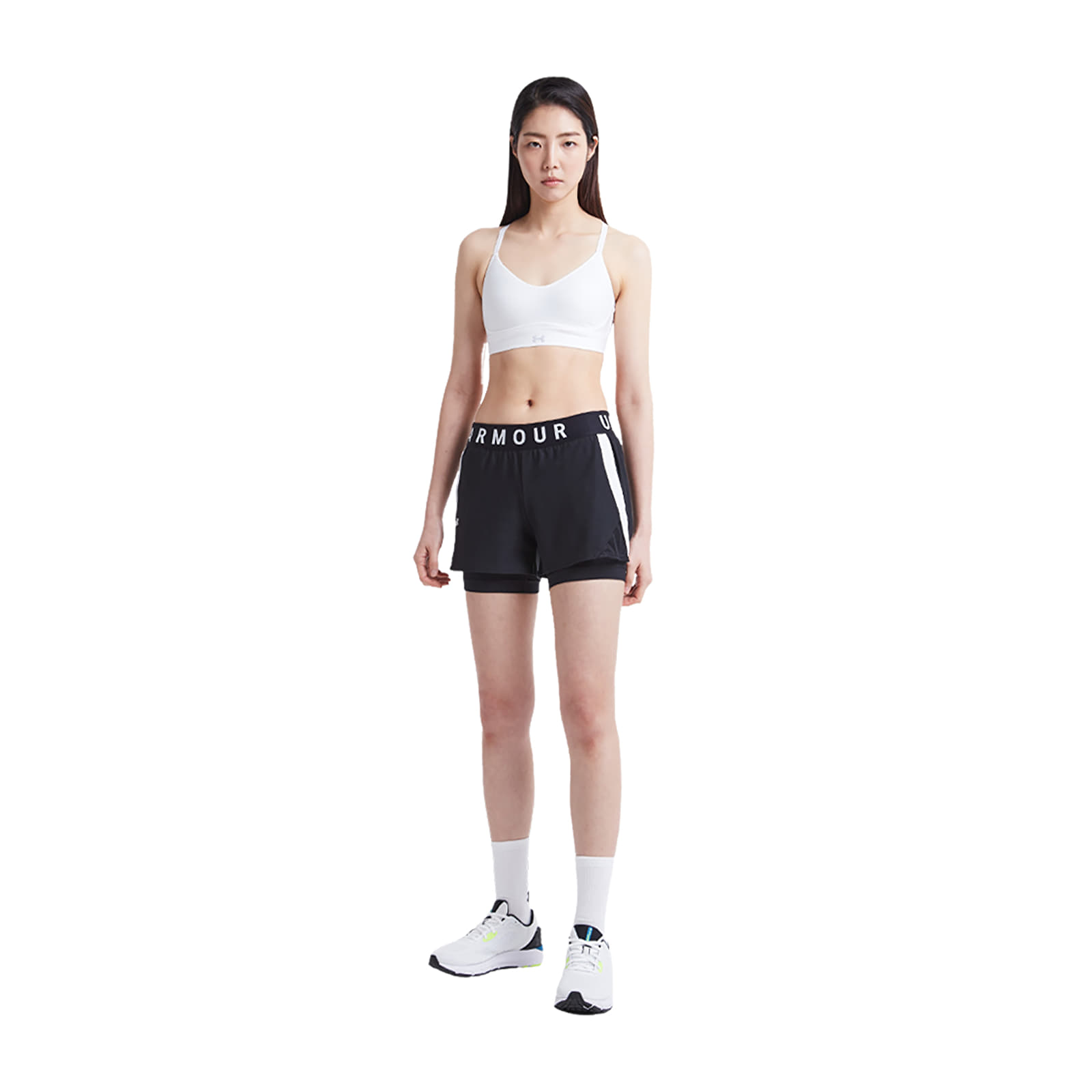 Pantalones cortos Under Armour Play Up 2-In-1 Shorts Black