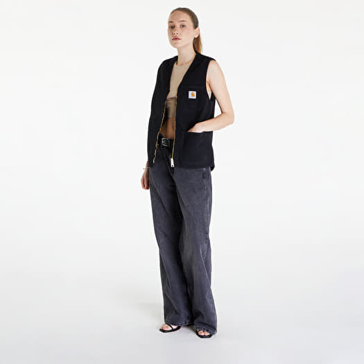 Carhartt WIP Arbor Vest UNISEX Black Aged Canvas | Queens