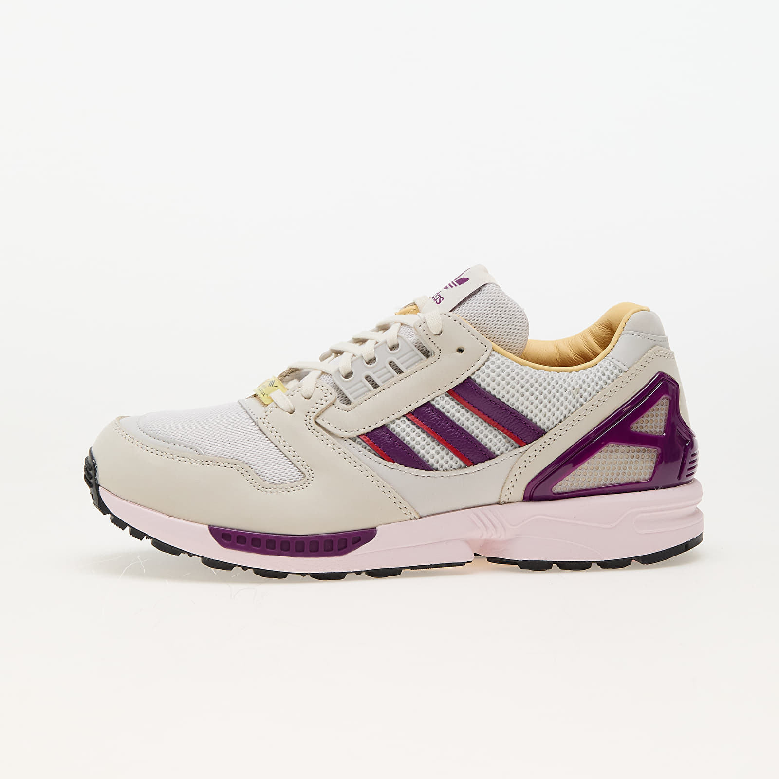 Baskets et chaussures pour hommes adidas ZX 8000 Crystal White/ Glory Purple/ Orange Tint