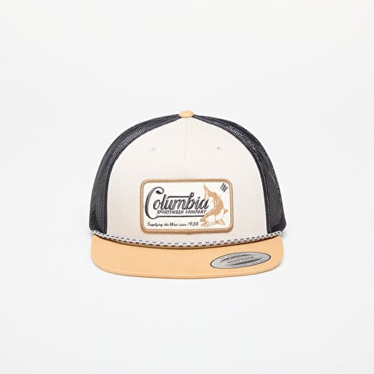Keps Columbia™ Flat Brim Snapback Cap Dark Stone/ Light Camel/ Shark
