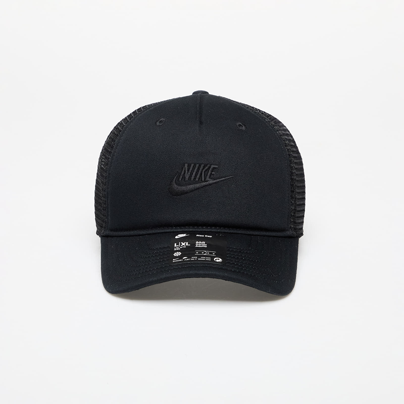 Cap Nike Rise Cap Structured Trucker Cap Black/ Black/ Black