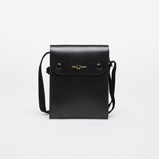 Backpacks and bags FRED PERRY Burnished Leather Pouch Black Backpacks and bags FRED PERRY Burnished Leather Pouch Black