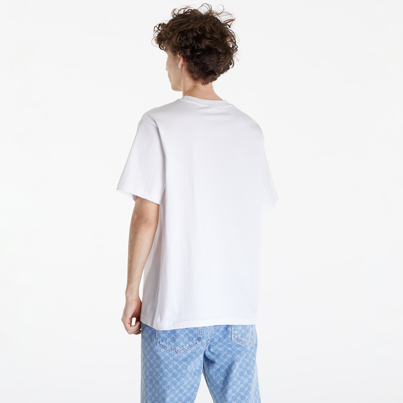 Majice Queens Men's Essential T-Shirt With Tonal Print White