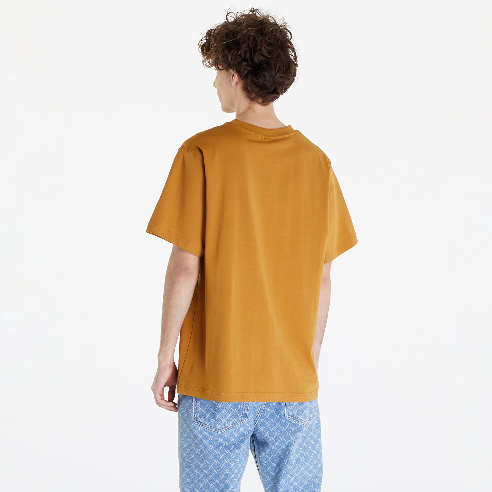 T-särgid Queens Men's Essential T-Shirt With Tonal Print Mustard