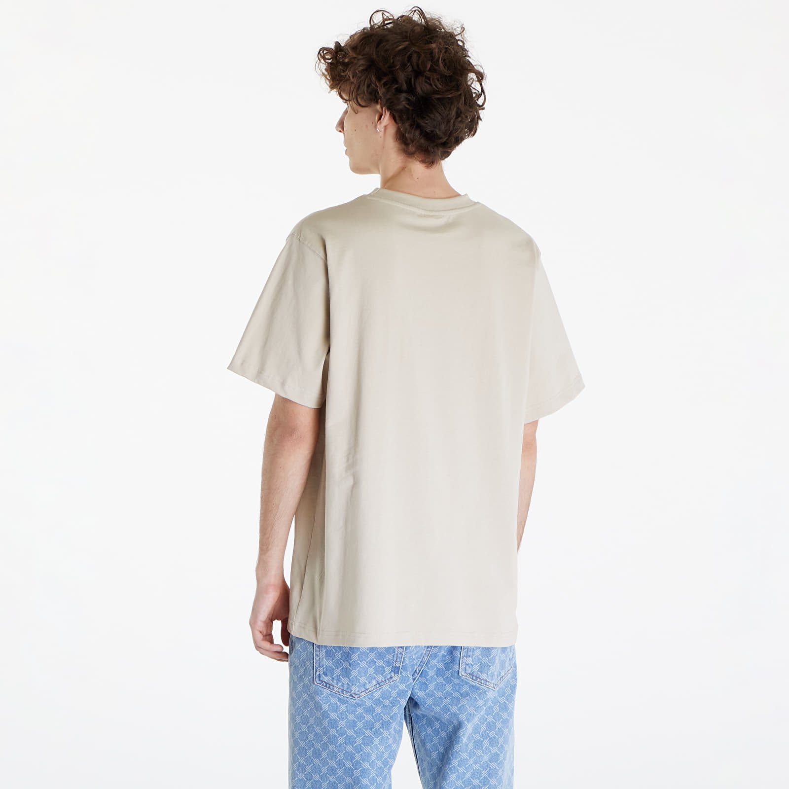 T-särgid Queens Men's Essential T-Shirt With Contrast Print Sand
