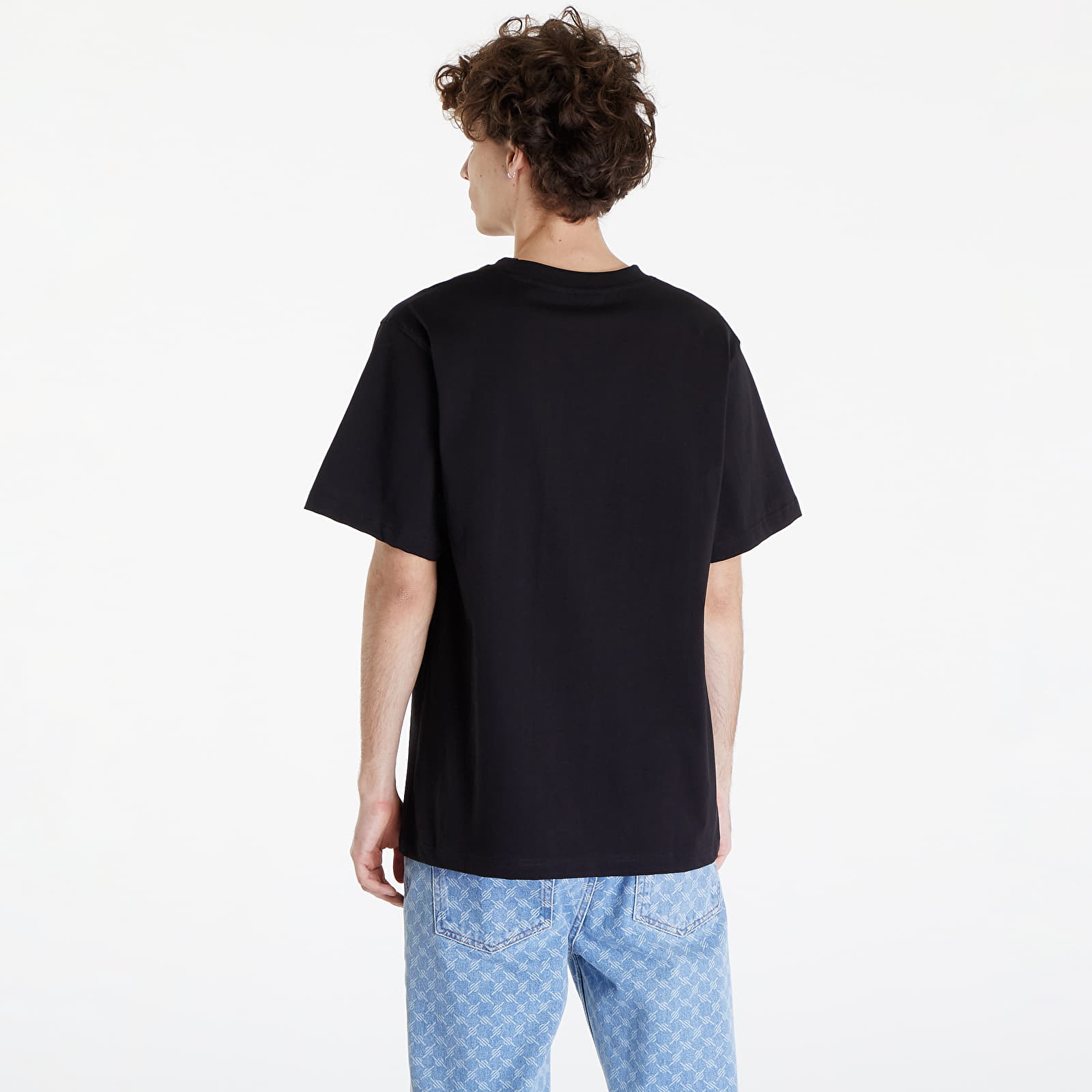 T-Shirts Queens Men's Essential T-Shirt With Tonal Print Black