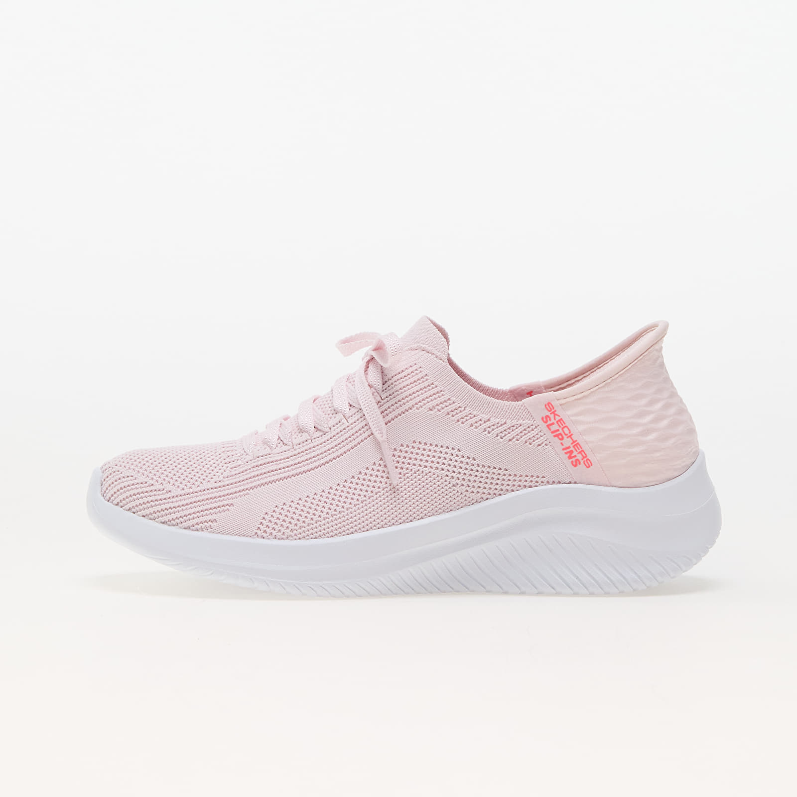 Skechers womens ultra flex light pink sales
