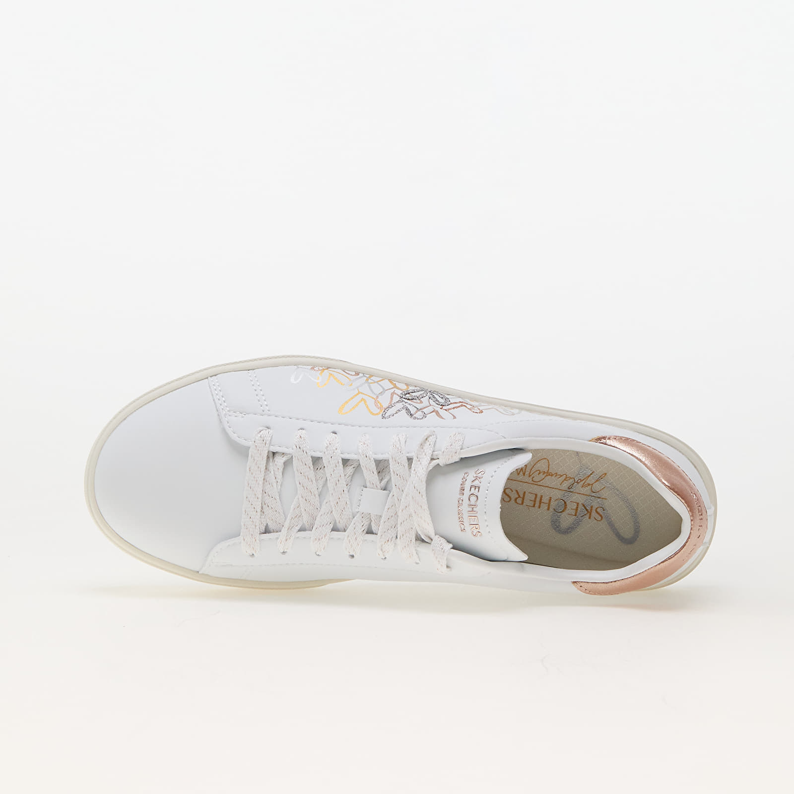 Women's sneakers and shoes Skechers Eden Lx - Gleaming Hearts White/ Multi