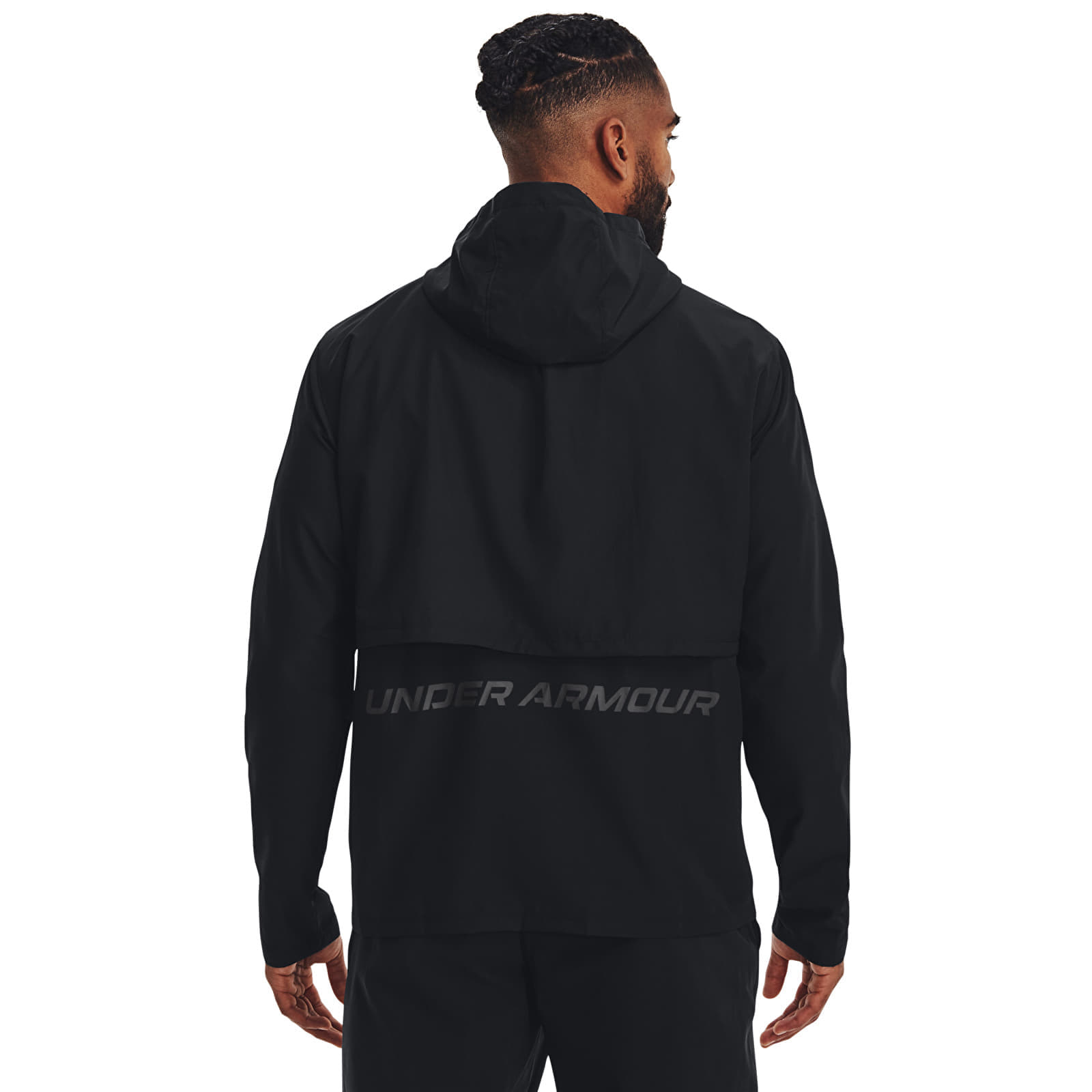 Jachetă Under Armour Storm Run Hooded Jacket Black - 1 | YEO