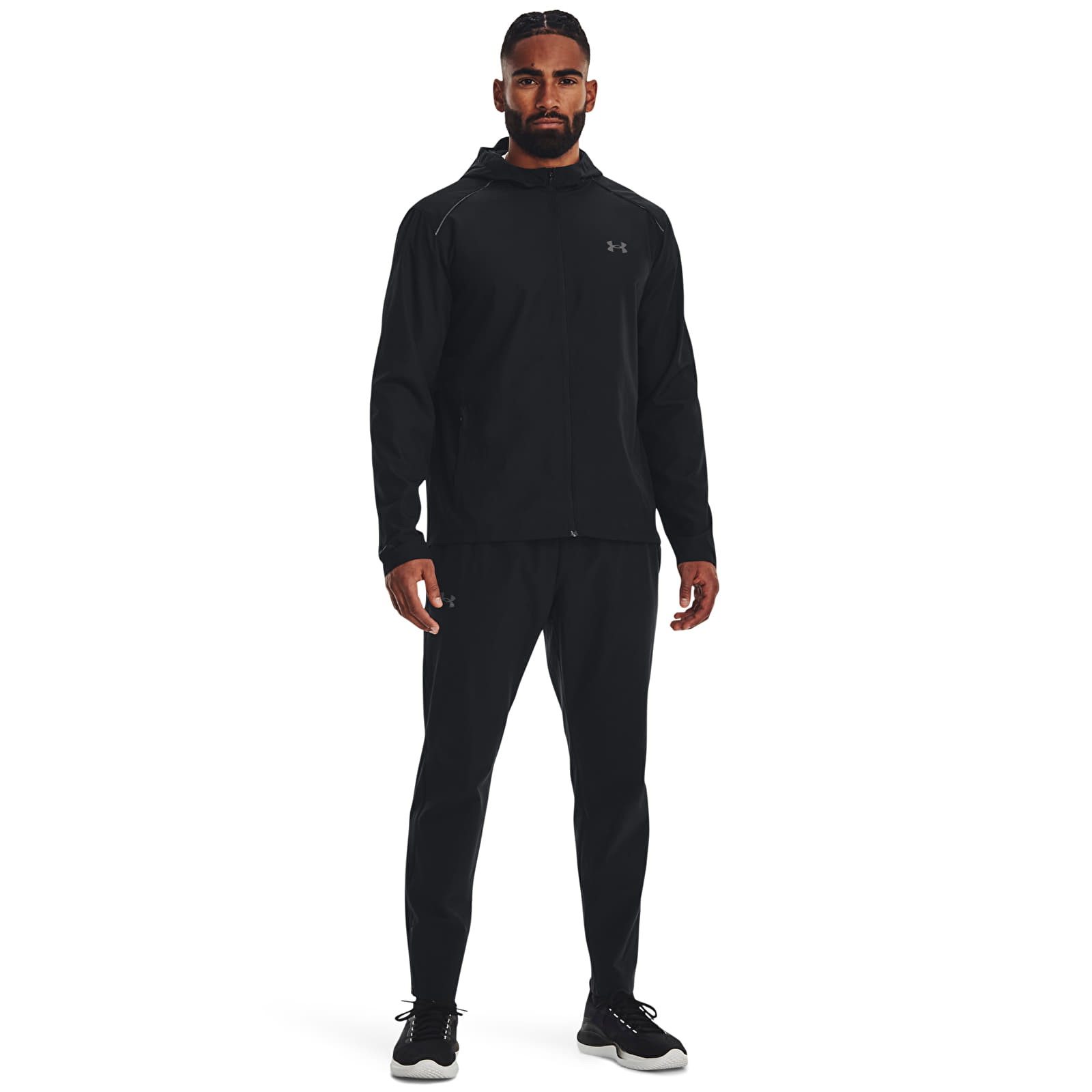 Jackets Under Armour Storm Run Hooded Jacket Black